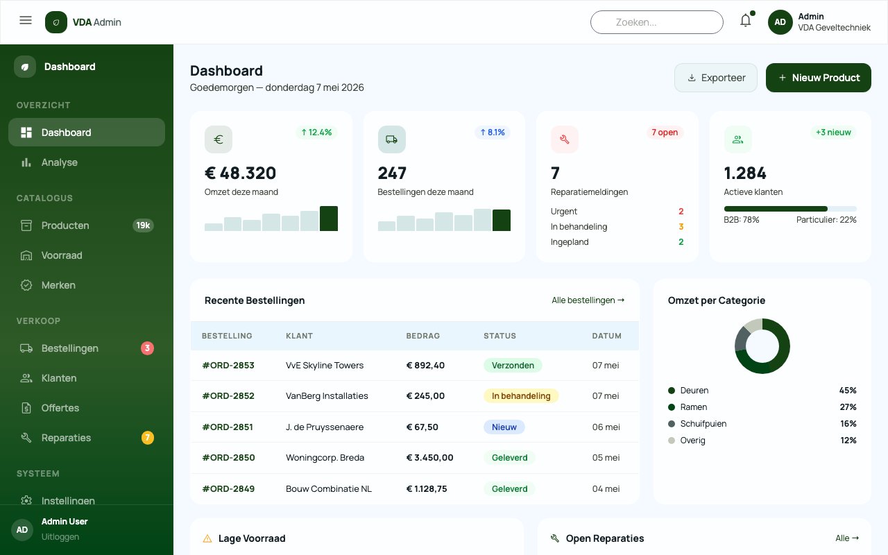 VDA Admin Panel